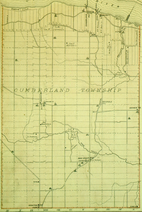 Map of Cumberland Township