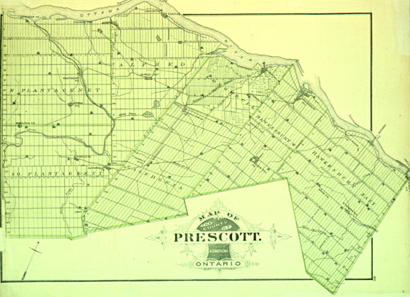 Map of Prescott County