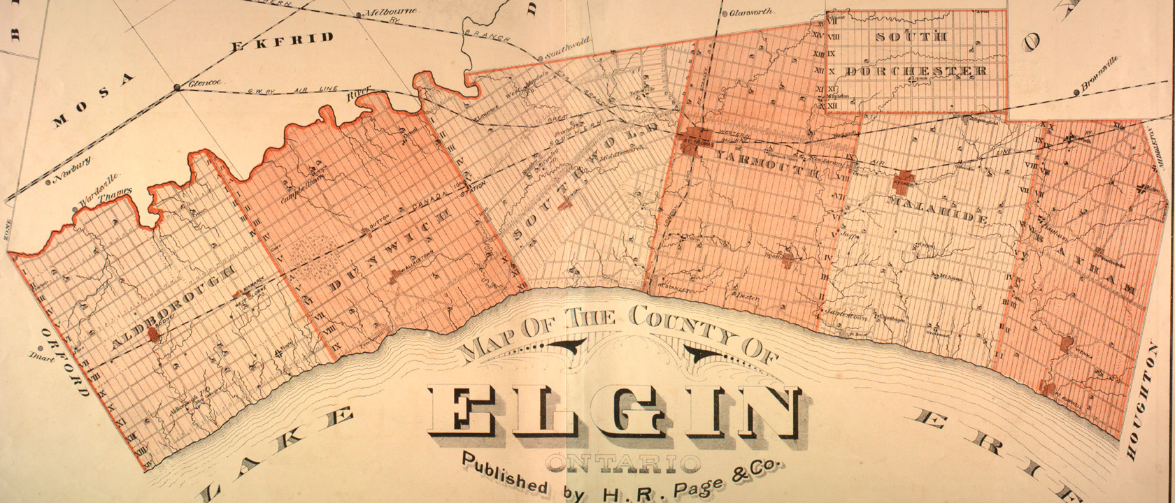 Map of Elgin County