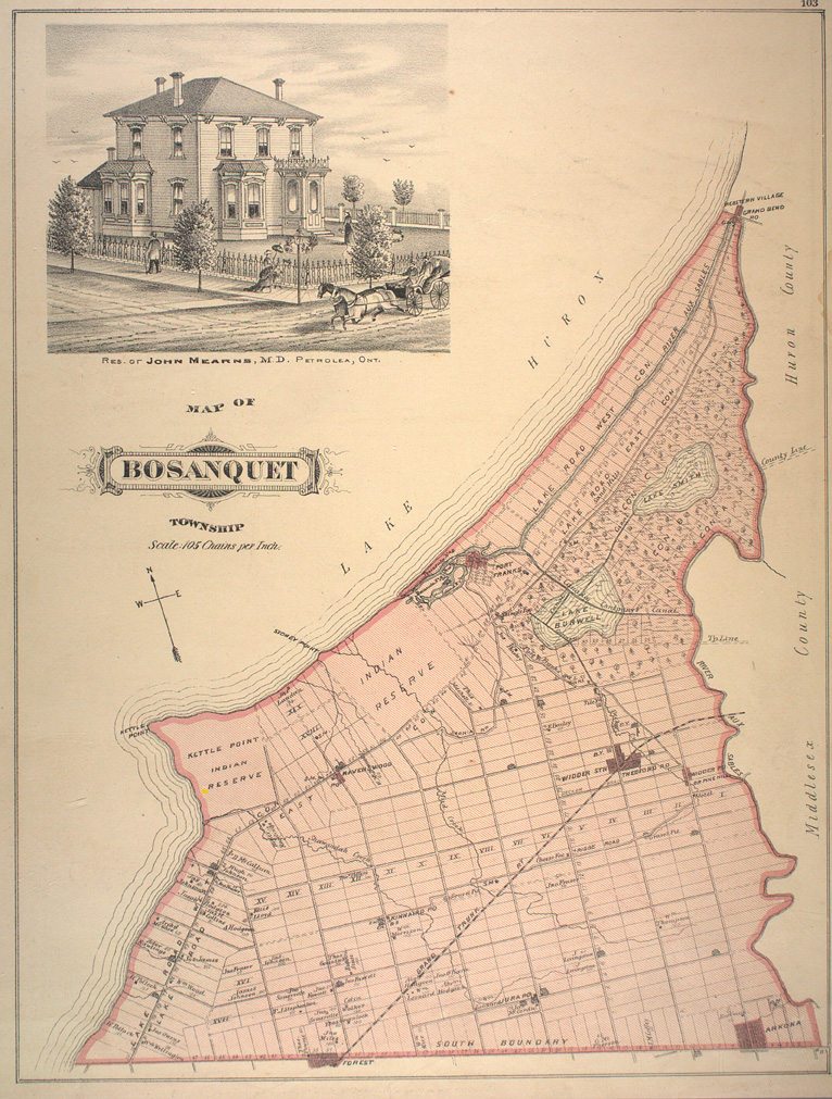 Map of Bosanquet Township