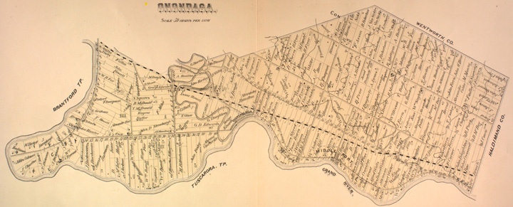 Map of Onondaga Township