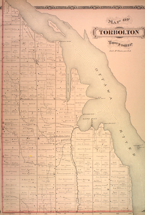 Map of Torbolton Township