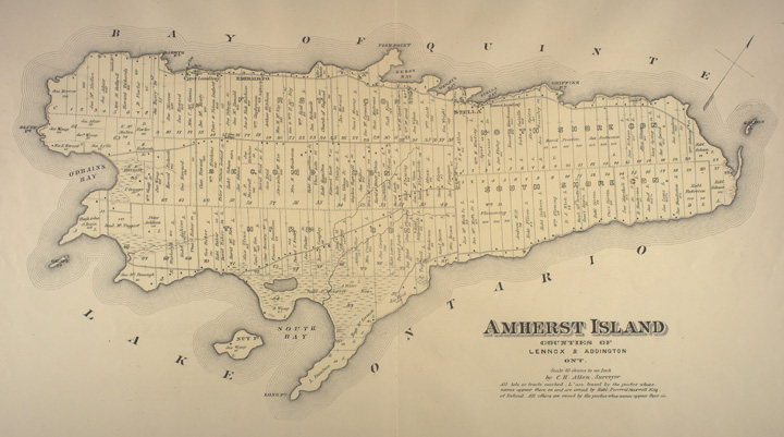 Map of Amherst Island Township