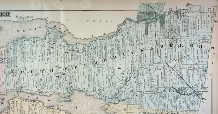 Map of Fredericksburgh North Township