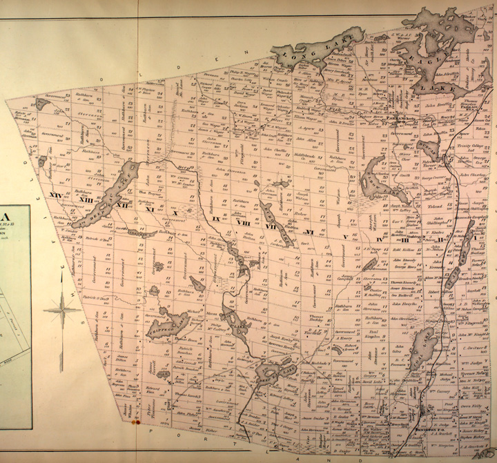 Map of Hinchenbrooke Township