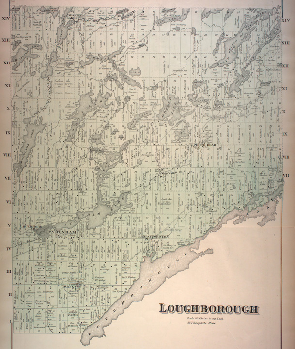 Map of Loughborough Township