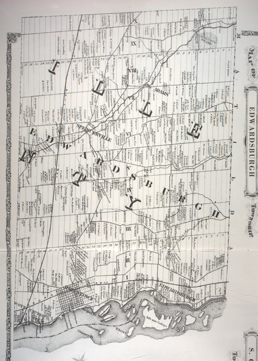 Map of Edwardsburgh Township