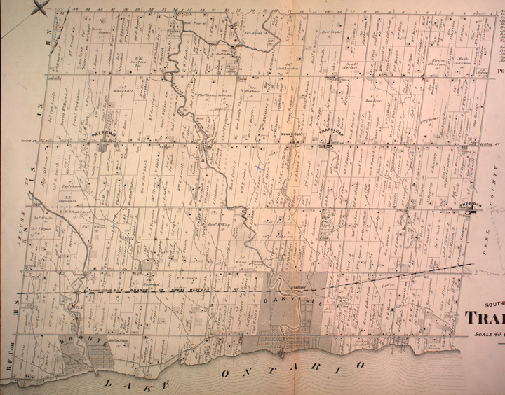 Map of Trafalgar South Township
