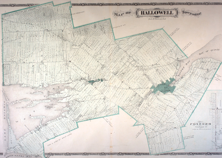 Map of Hallowell Township