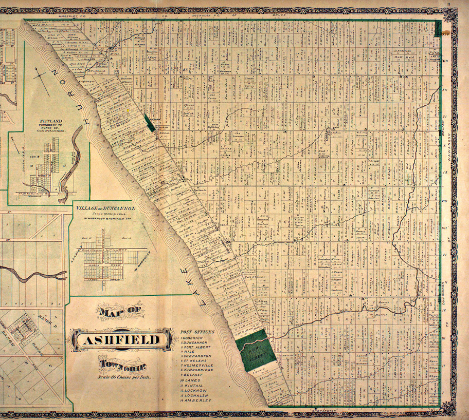 Map of Ashfield Township