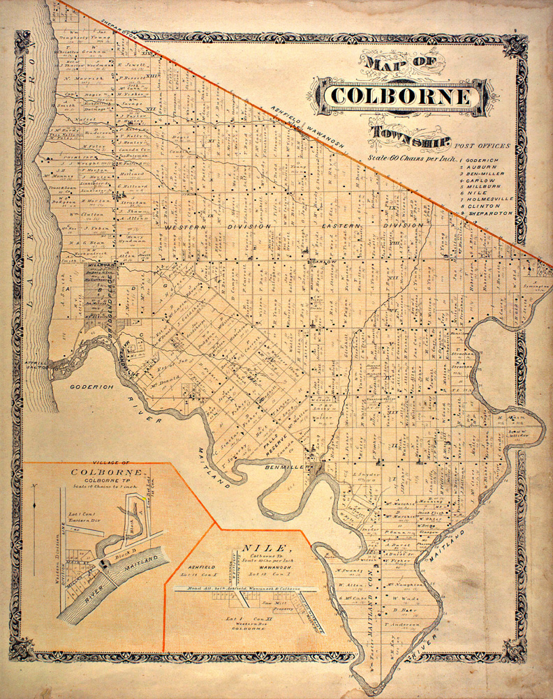 Map of Colborne Township
