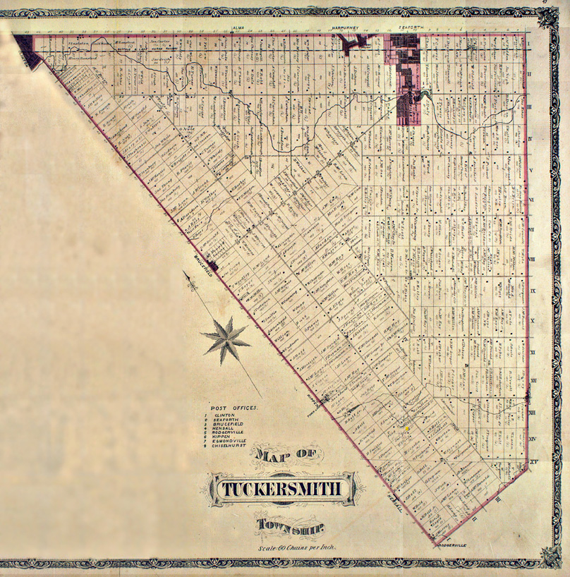 Map of Tuckersmith Township