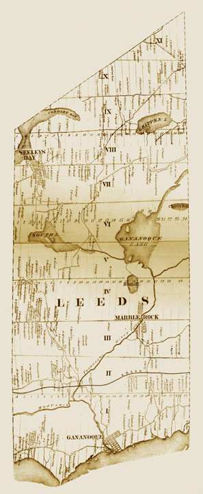 Map of Leeds Township