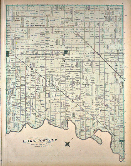 Map of Ekfrid Township