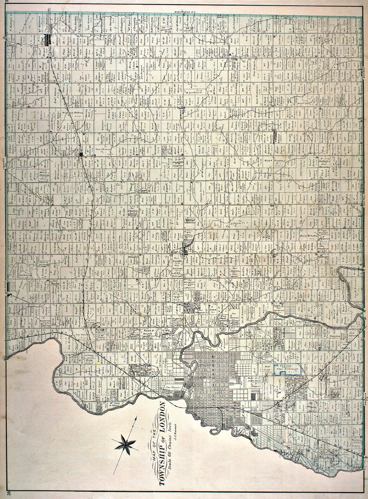 Map of London Township