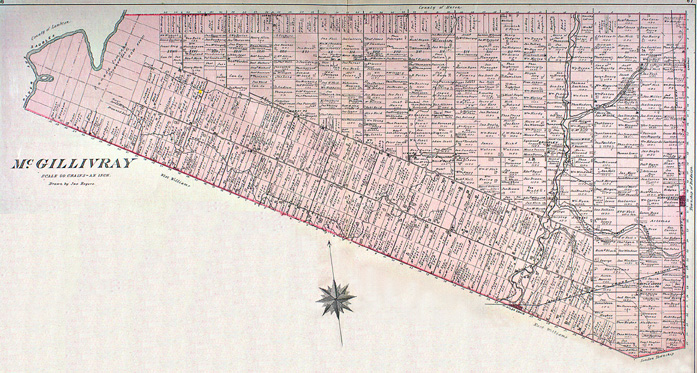 Map of McGillivray Township
