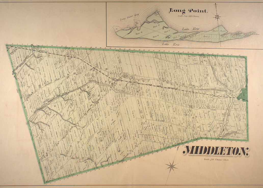 Map of Middleton Township