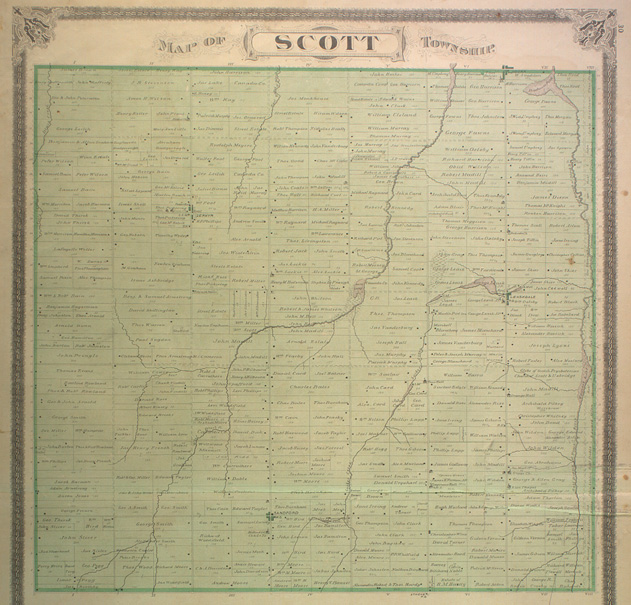Map of Scott Township