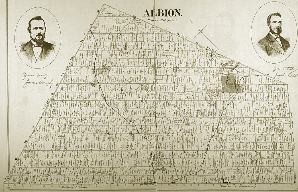 Map of Albion Township