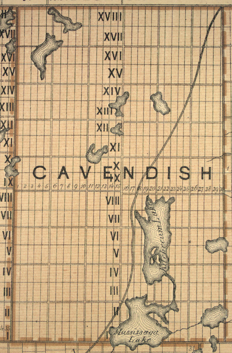 Map of Cavendish Township
