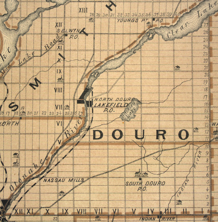 Map of Douro Township