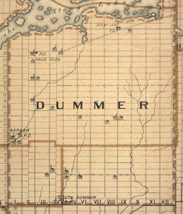 Map of Dummer Township