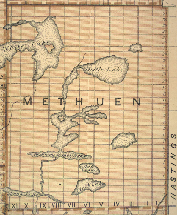Map of Methuen Township