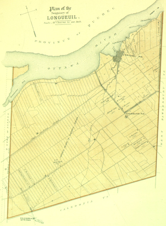 Map of Longueuil Township