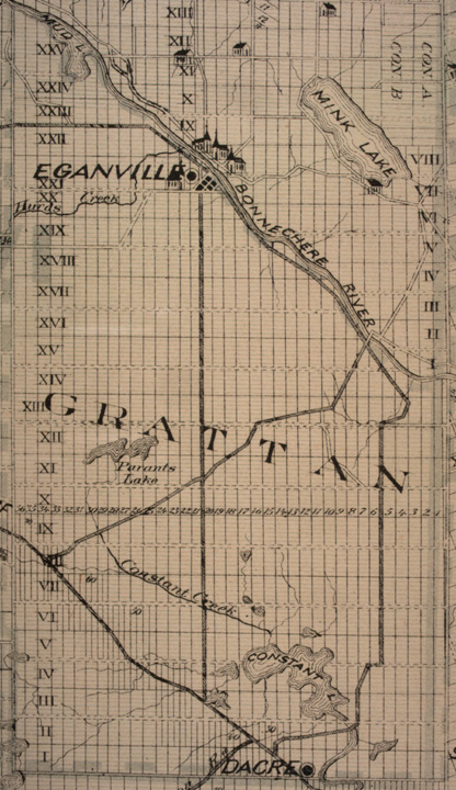 Map of Grattan Township