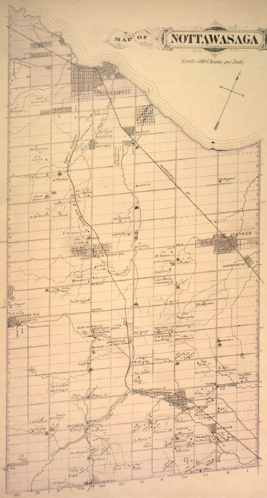 Map of Nottawasaga Township