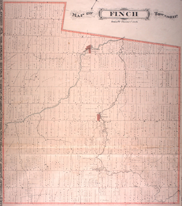 Map of Finch Township