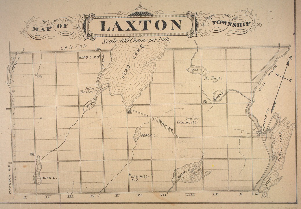 Map of Laxton Township