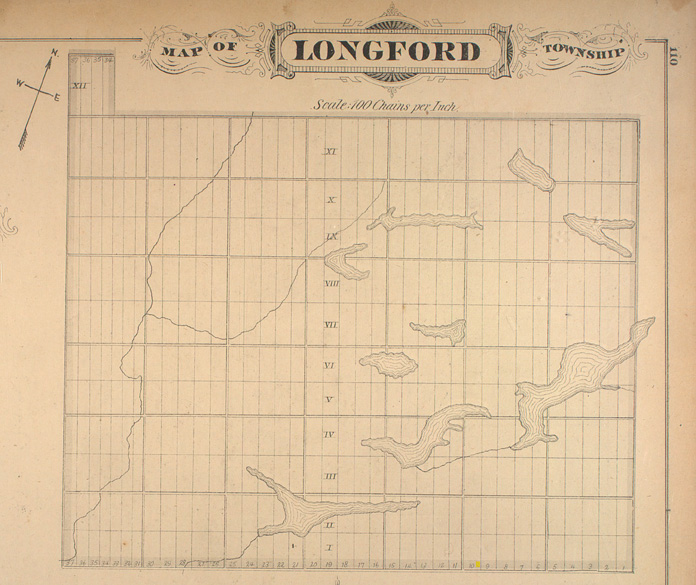 Map of Longford Township