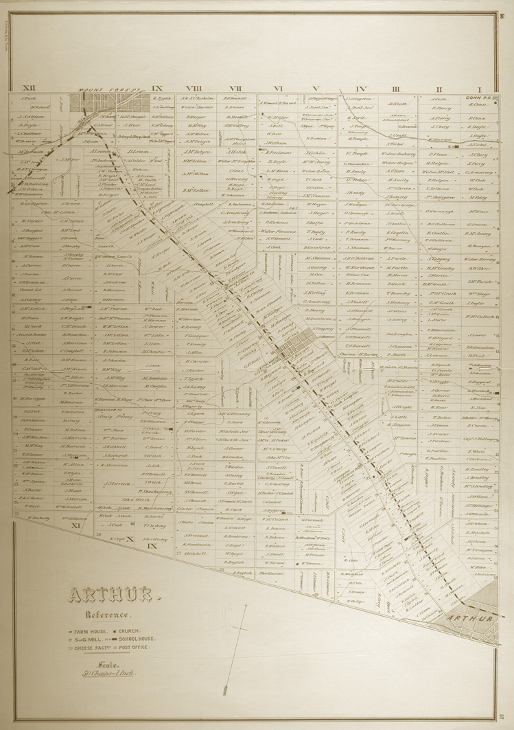 Map of Arthur Township