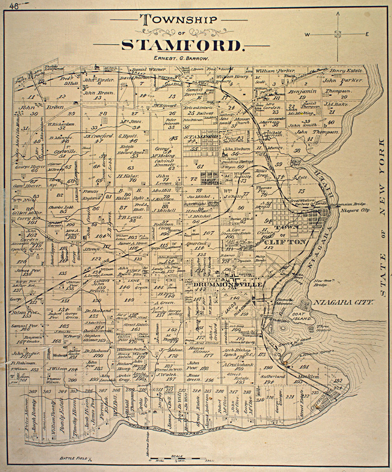 Map of Stamford Township