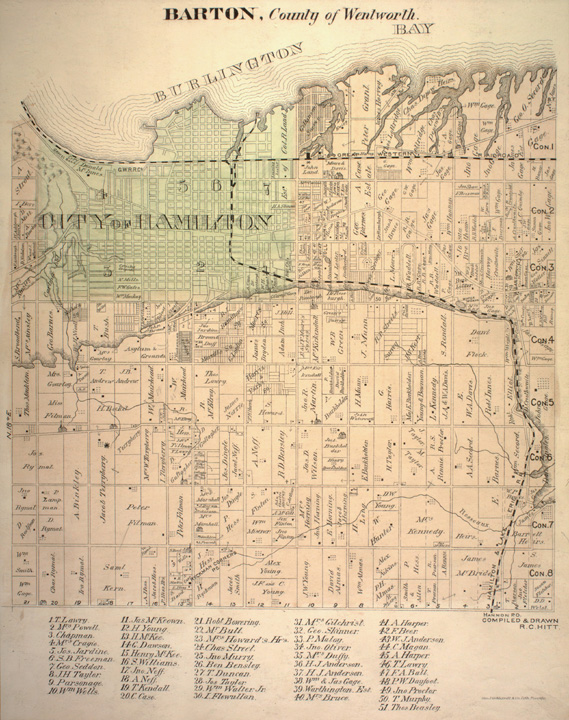 Map of Barton Township