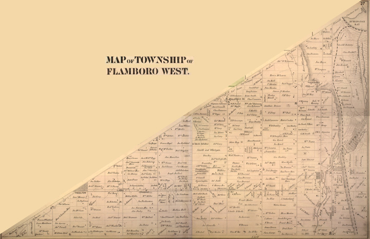 Map of Flamboro West Township