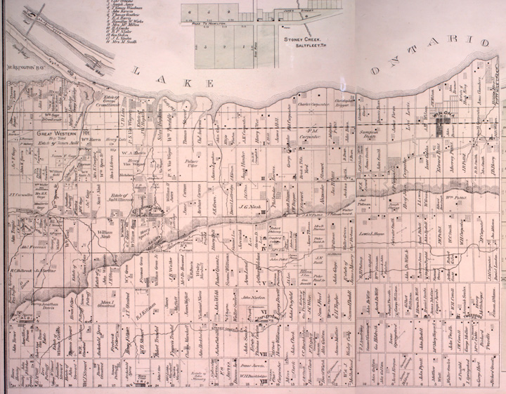 Map of Saltfleet Township