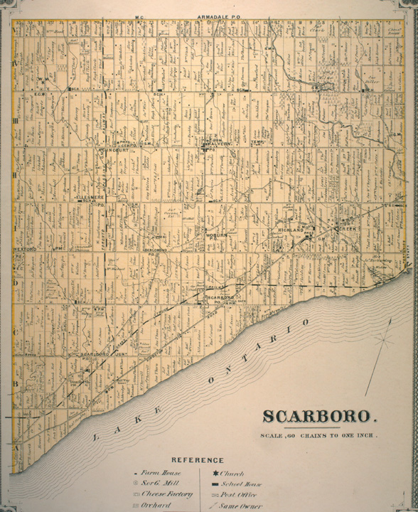 Map of Scarboro Township