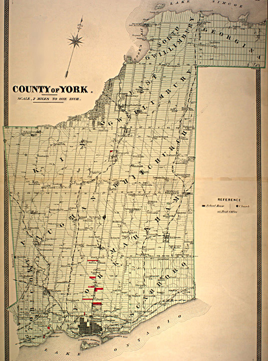 Map of York County Click on the map below to see the various Township maps