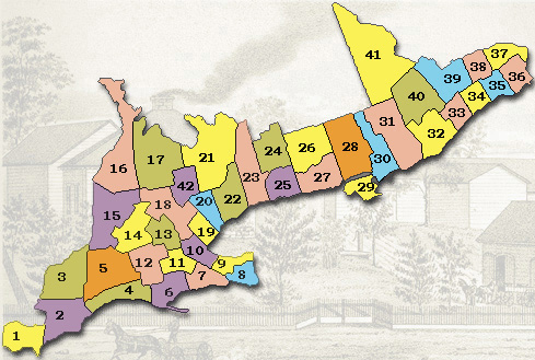 Wentworth Property Management on County Map Ontario