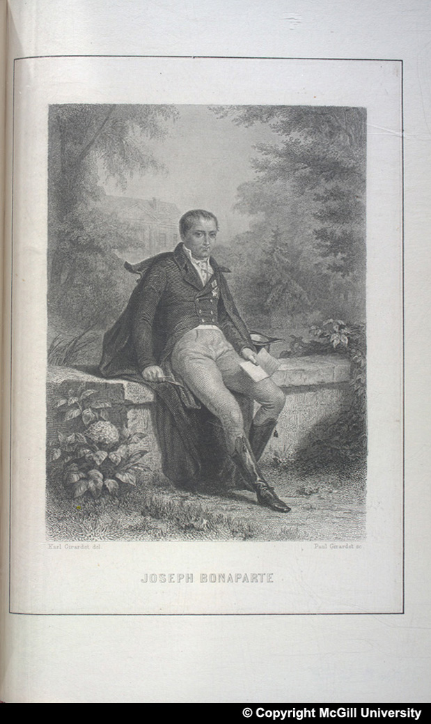 Joseph Bonaparte Karl Girardet del. Paul Girardet sc.