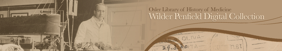 Wilder Penfield Digital Collection