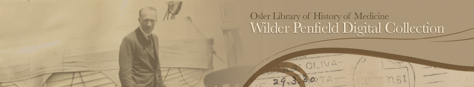 Wilder Penfield Digital Collection