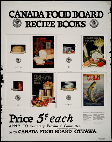Canada Food Board Recipe Books.