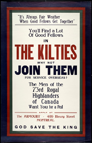 You'll Find a Lot of Good Fellows in the Kilties