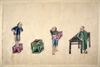 A series of twelve large original Chinese water-colour drawings, illustrating the cultivation of tea. 1770.