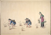 A series of twelve large original Chinese water-colour drawings, illustrating the cultivation of tea. 1770.
