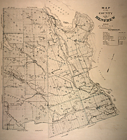 Map of Renfrew County