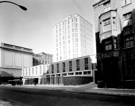 RVC tower from university (1965) 